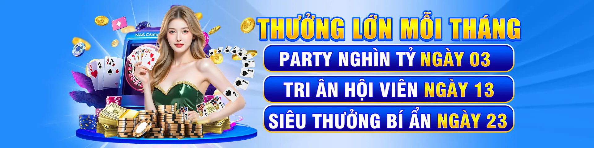 Hình ảnh chính sảnh Nổ Hũ và Slots tại cwin333 khuyến mãi 2026